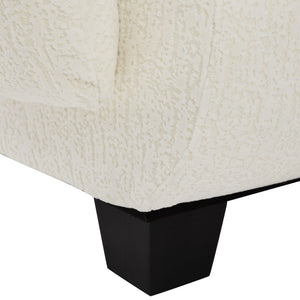 3 Seater Sofa Couch With Curved Armrests