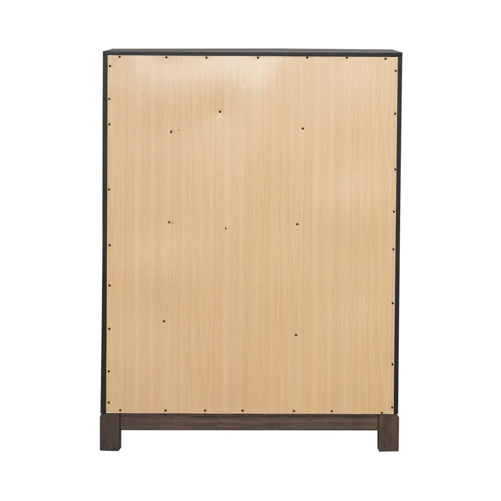 Modern Edge - 5 Drawer Chest - Caffe