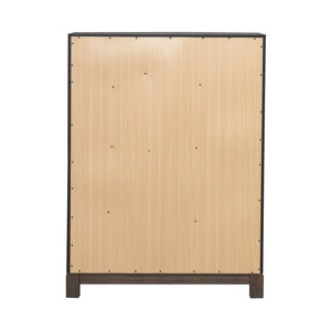 Modern Edge - 5 Drawer Chest - Caffe