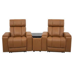 Phoenix - Zero Gravity Power 2 Seat Home Theater Seating With Wedge And Immersive Audio