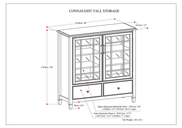 Connaught - Tall Storage Cabinet