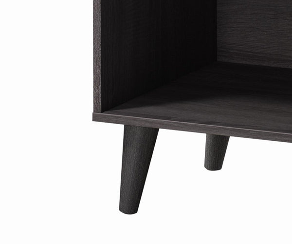 Amidon - TV Stand, With 2 Storage Shelves And 1 Cabinet