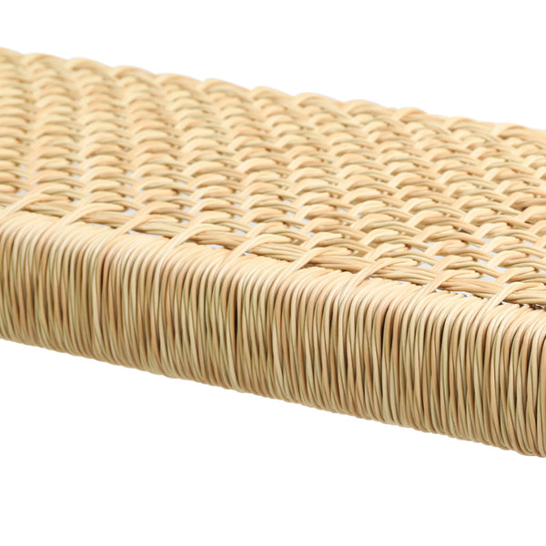 Angie - Bench Outdoor Seating Acacia Wood Faux Rattan - Teak