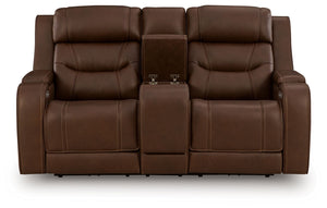 Knightington - Power Reclining Loveseat With Audio Seating