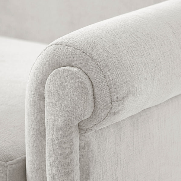 Loveseat Sofa, 2 Seater Couch With Rolled Arms