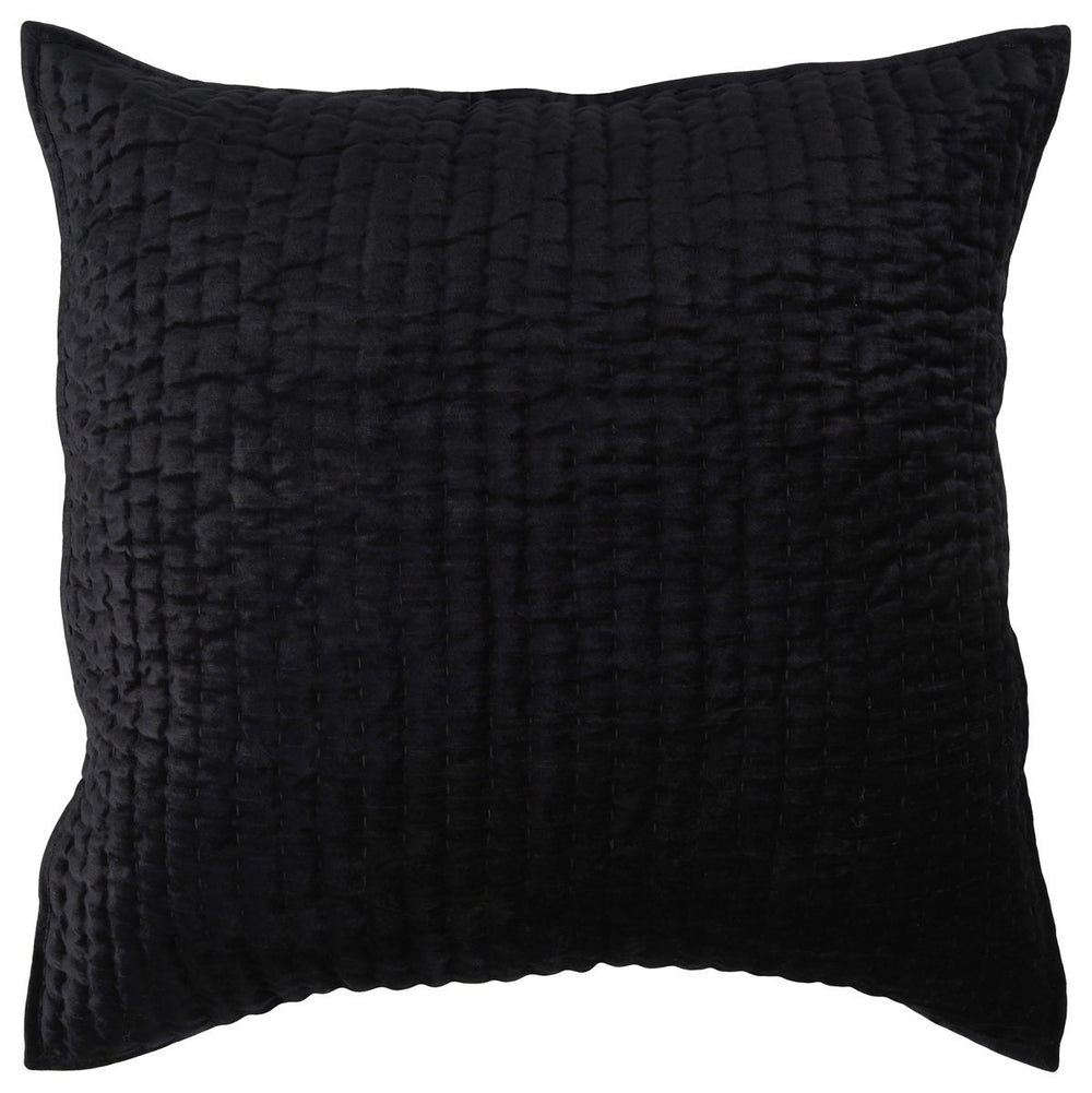 Bari - Velvet Sham - Onyx