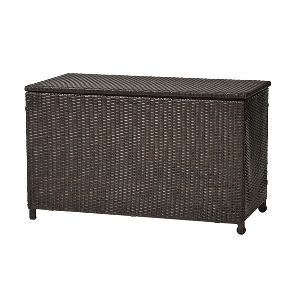 Blake - Wicker Cushion Box - Brown Multi
