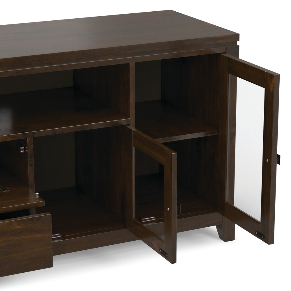 Cosmopolitan - Wide TV Media Stand - Mahogany Brown