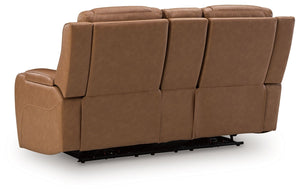 Knightington - 3 Pc. - Power Reclining Sofa, Loveseat And Recliner - Caramel