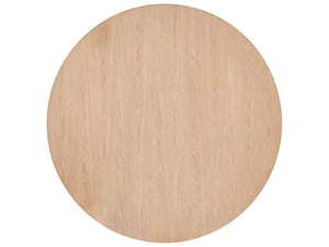 Modern - Callon Round Dining Table - Light Brown