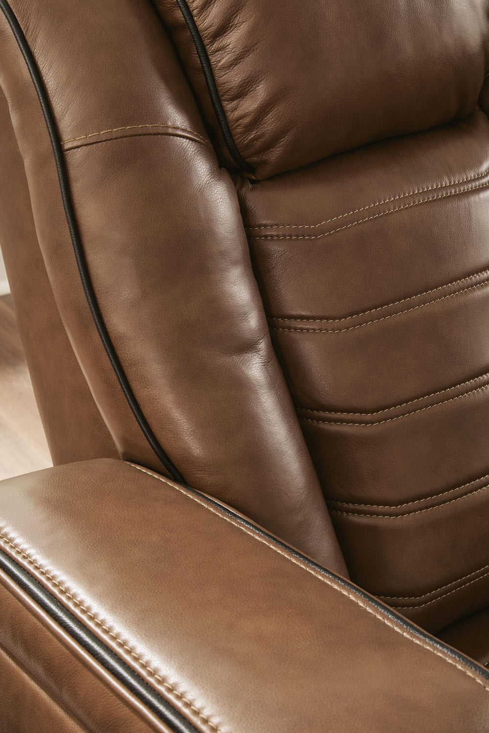 Gruaro - Power Recliner With Adjustable Headrest - Amber