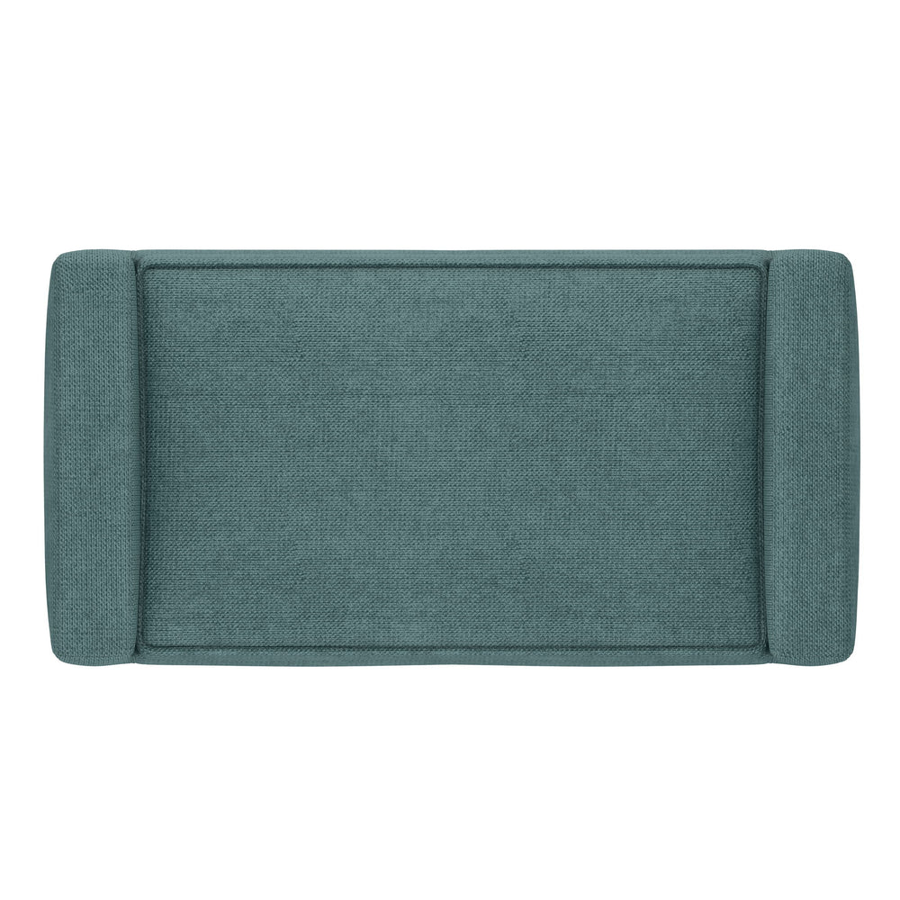 Scott - Small Ottoman Bench - Smoky Teal