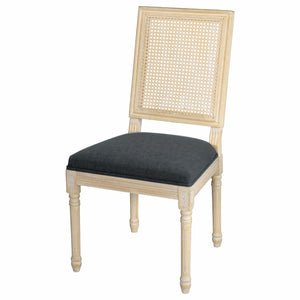 Dining Chairs With Square Back (Set of 2)
