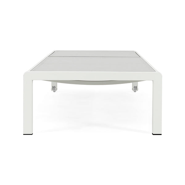Outdoor Patio Chaise Lounge With 5 Reclining Positions