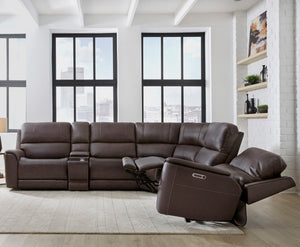 Easton - Power Reclining Sectional With Power Adjustable Headrests