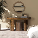 Jesse - Single Drawer Oval Computer Desk