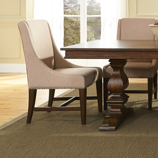 Armand - Upholstered Side Chair - Antique Brownstone