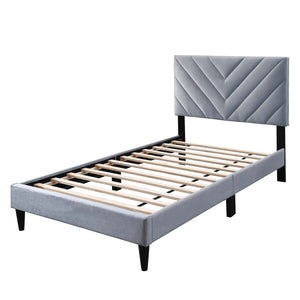 Bed Set With Adjustable Headboard