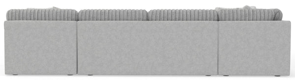 Logan - Upholstered Sectional With Comfort Coil Seating And Accent Pillows Included
