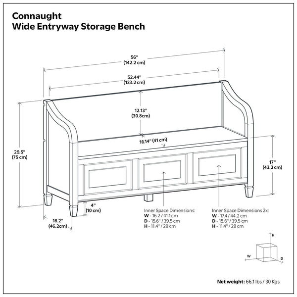 Connaught - Storage Bench