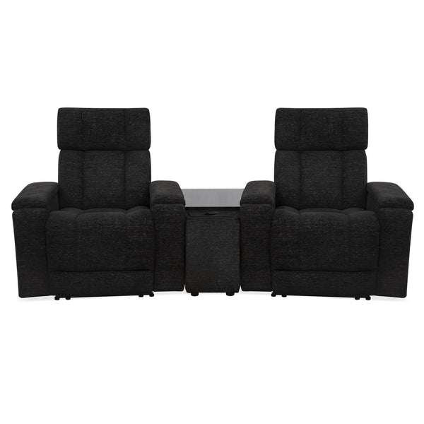 Phoenix - Zero Gravity Power 2 Seat Home Theater Seating With Wedge And Immersive Audio