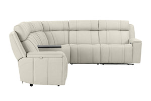 Sausalito - 6 Piece Modular Zero Gravity Power Reclining Sectional With Power Adjustable Headrests