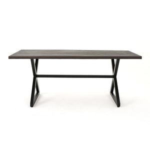Rolando - Outdoor Aluminum Dining Table With Steel Frame