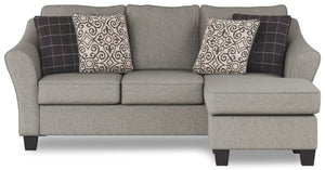 Kestrel - Queen Sofa Chaise Sleeper - Driftwood