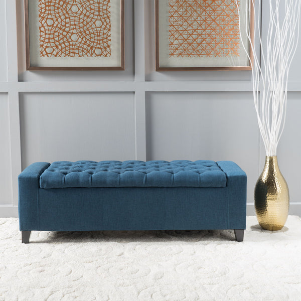 Guernsey - Ottoman Storage With Tufted Top