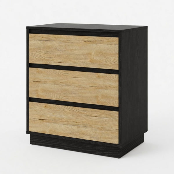 3 Drawer Nightstand, Bedroom Side Table