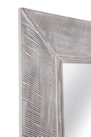 Baker - Floor Mirror - White Wash