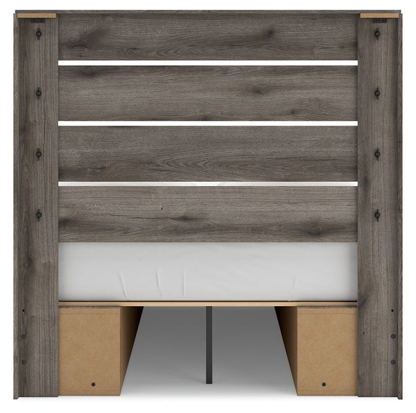 Graystorm - Panel Bed With Storage