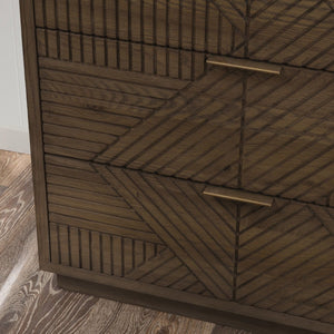 Santa - 6-Drawer Dresser - Toasted Brown