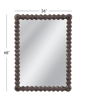 Vallente - Wall Mirror - Brown