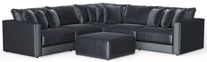 Remington - Modular Sofa And Cocktail Ottoman - Slate