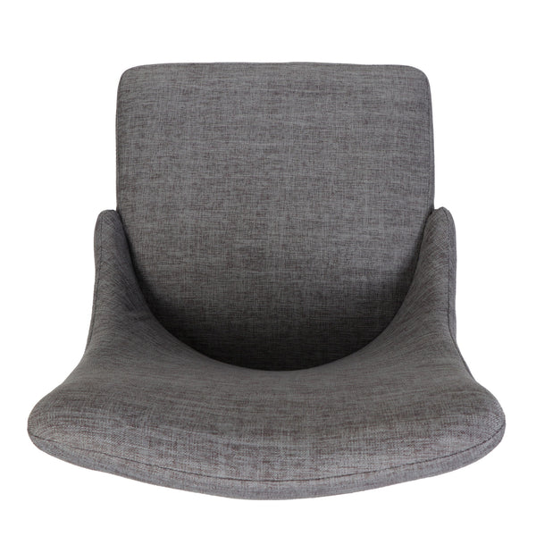Mid Century Modern Fabric Armless Dining Chair
