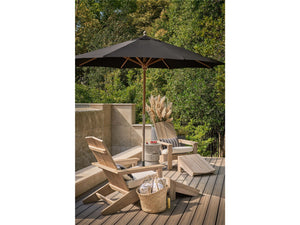 Coastal Living Outdoor / Saratoga - Adirondack Ottoman - Light Brown
