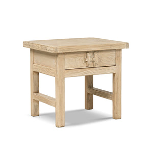 Rowan - Side Table With Drawer - Light Brown