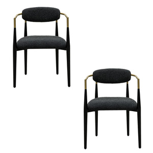 Jenson - Black Dining Chair (Set of 2) - Black