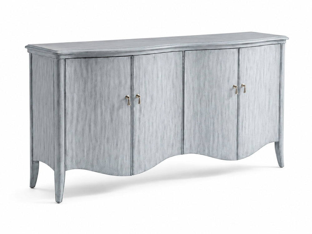 Bauer - Four Door Cabinet - Silver