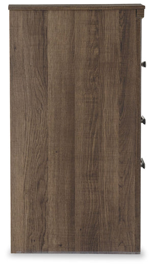 Juararo - Two Drawer Night Stand - Dark Brown