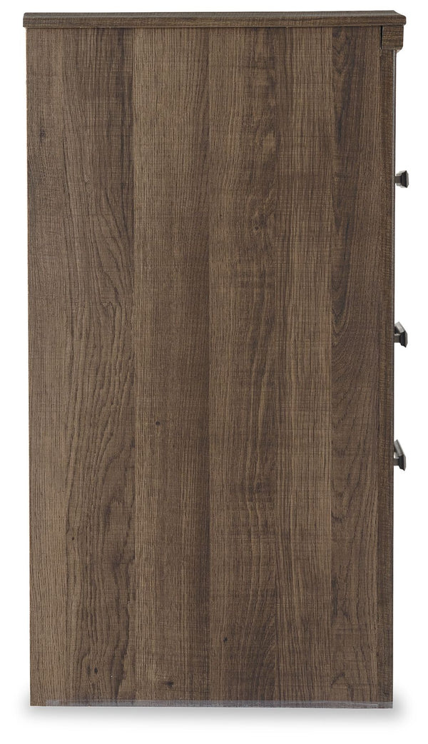Juararo - Two Drawer Night Stand - Dark Brown