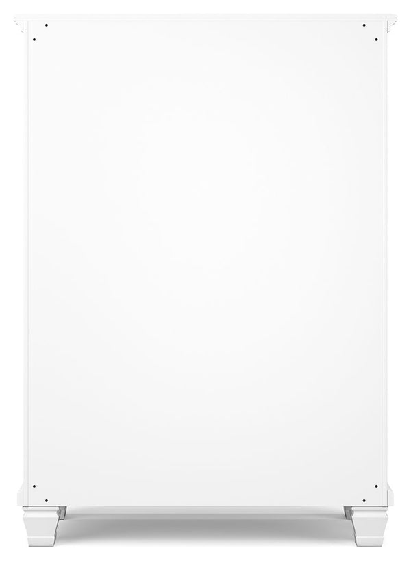 Fortman - Five Drawer Chest - White