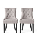 Contemporary Cheney Dining Chair Set With Tufted Design