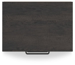 Hollivern - Two Drawer Night Stand - Dark Gray