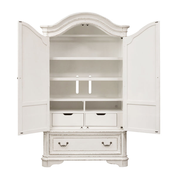 Magnolia Manor - Armoire - Antique White