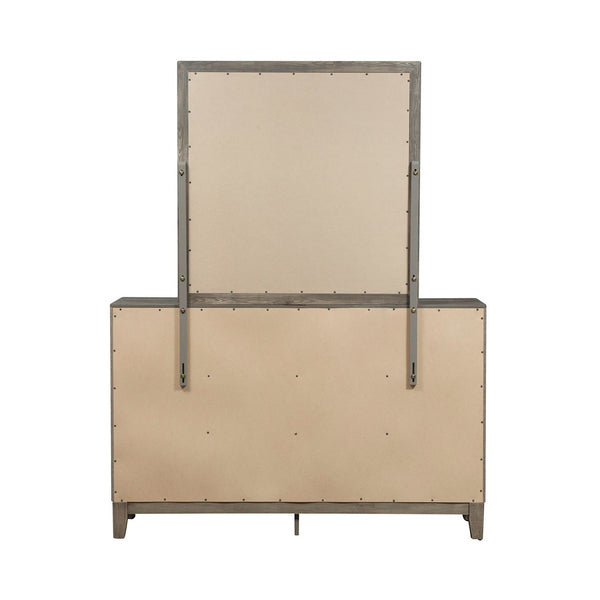 Ridgecrest - Dresser & Mirror - Light Brown