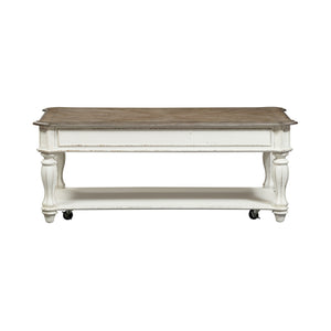 Magnolia Manor - Lift Top Cocktail Table - Antique White