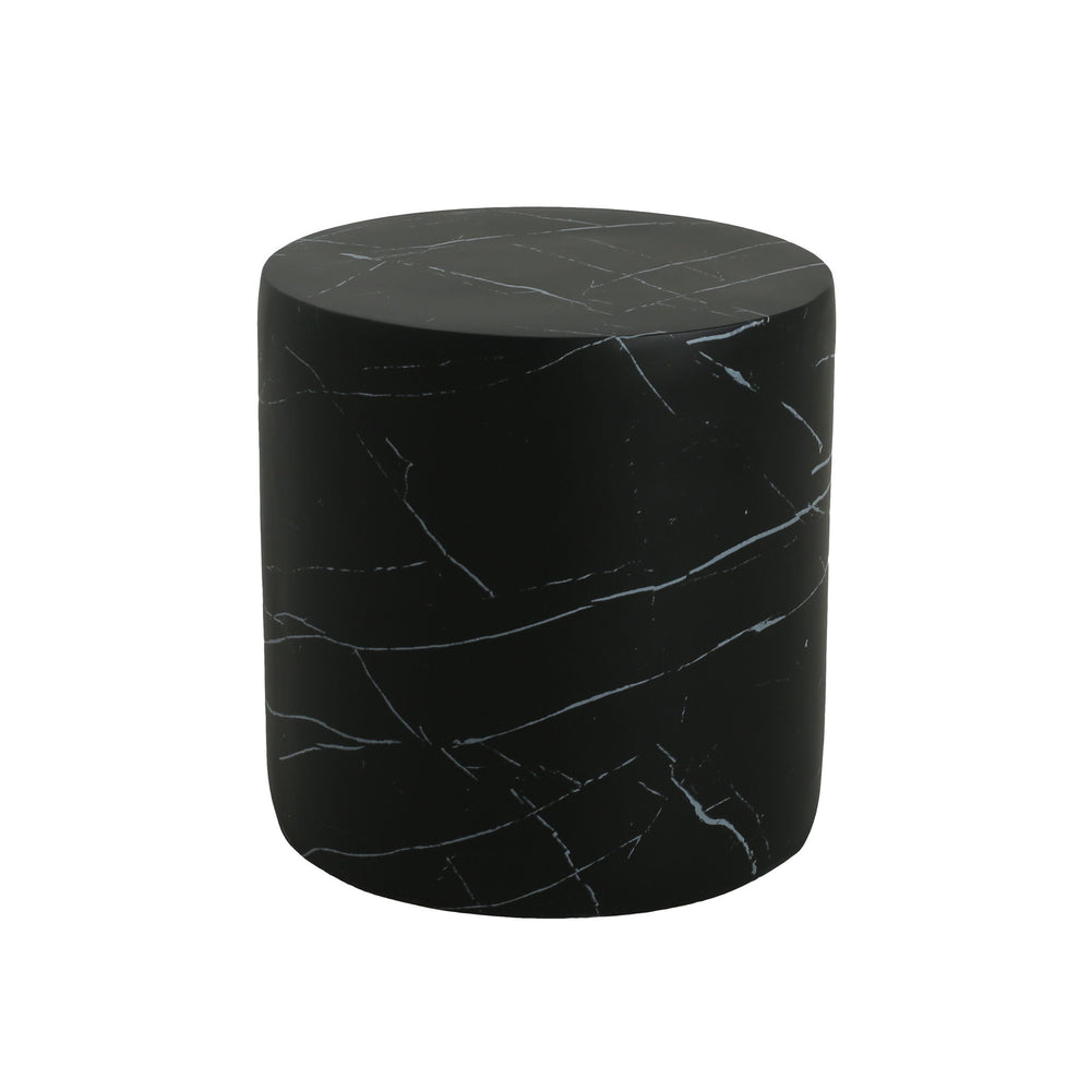 Cylindrical Design, Outdoor Lightweight Concrete Side Table