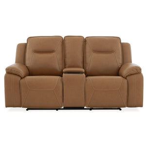 Callihan - Loveseat With Console P3 & ZW - York Butternut